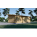 Summer house MAJA 7.5mx4m 44mm Summer house MAJA 7.5mx4m 44mm