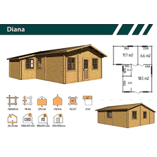 DIANA 44 7.6 x 6.3 meter