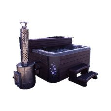 Square Hot Tub 2.20m - Integrated Heater