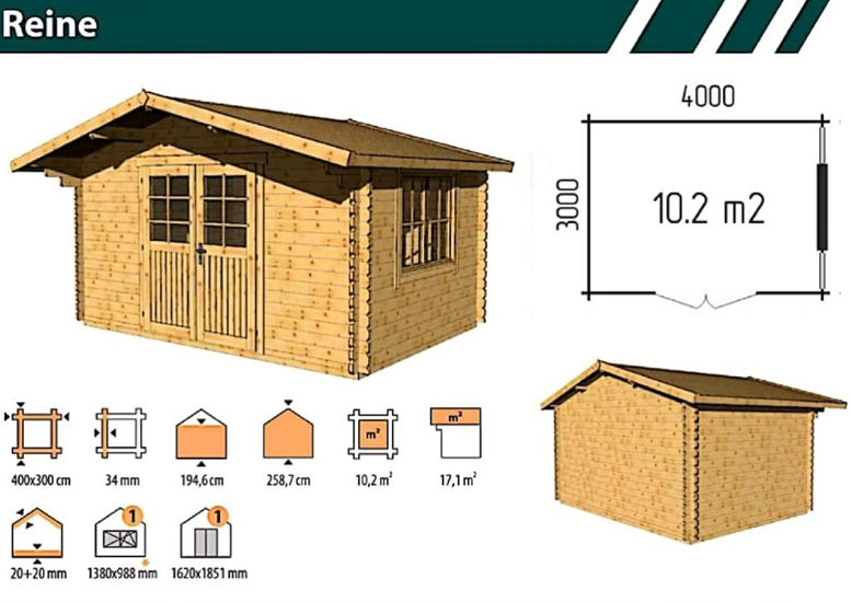 REINE 34 4x3 meter 8